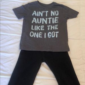 Carters/children’s place  two piece outfit